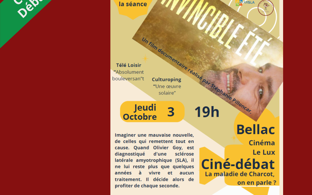 Ciné débat « INVINCIBLE ETE » jeudi 3 octobre 19h