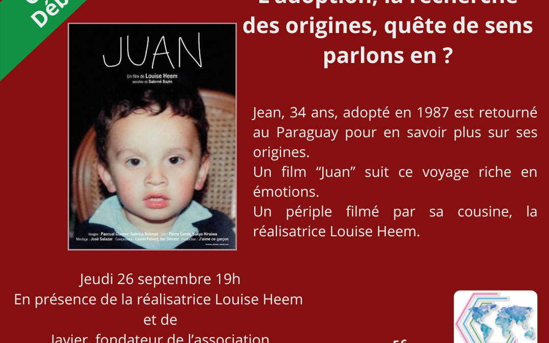 Ciné débat « JUAN » jeudi 26 septembre 2024 19h