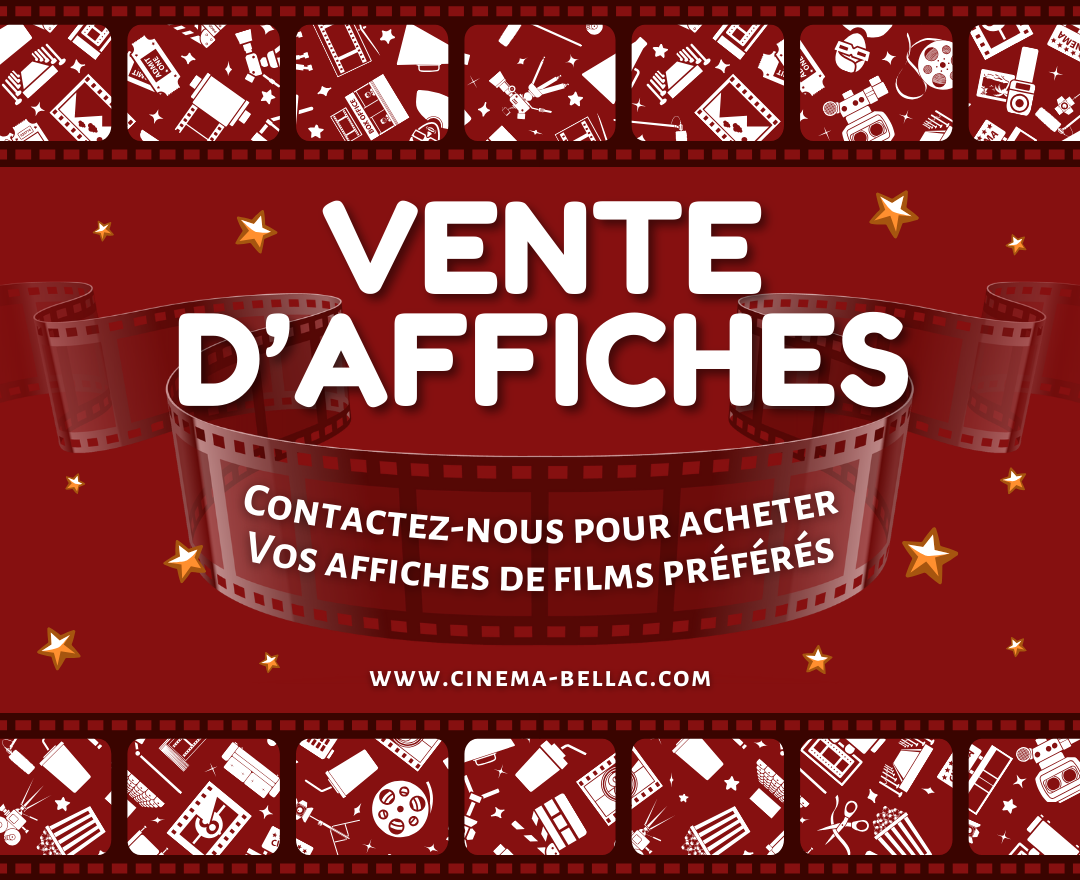 Vente d’affiches de film au Cinéma de Bellac