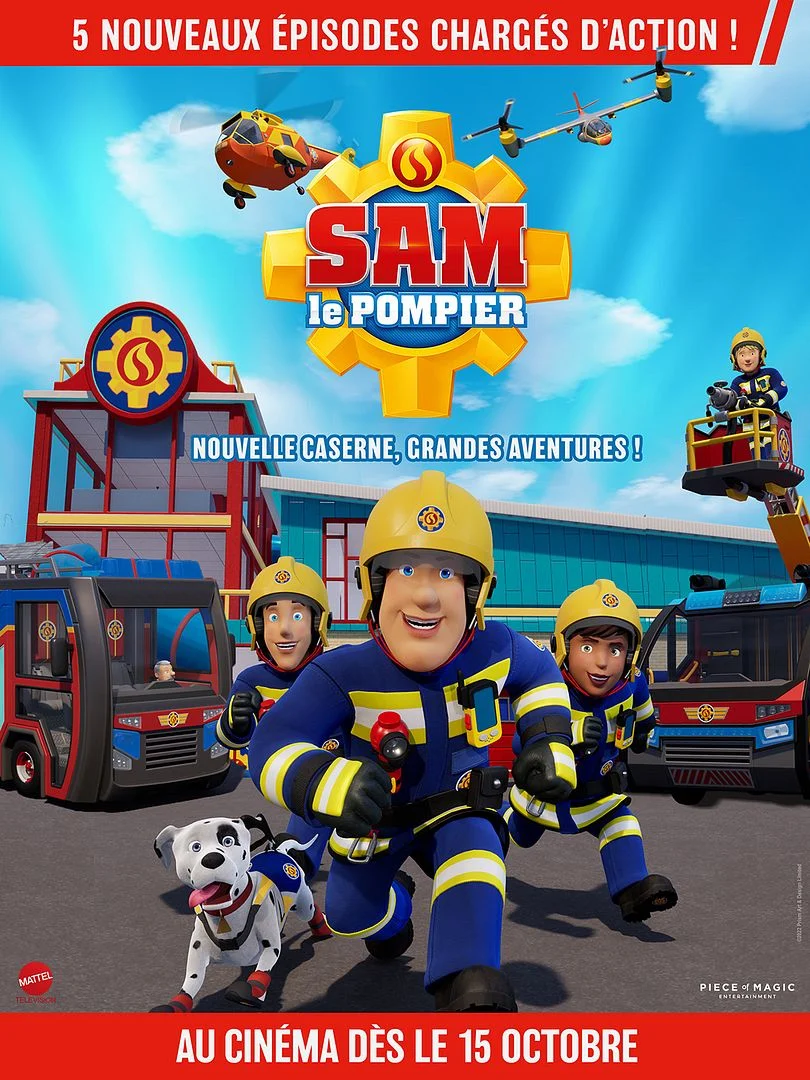 Sam le pompier – nouvelles caserne, grandes aventures !