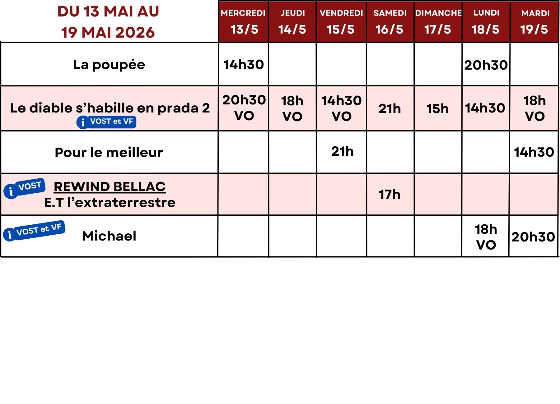 13 mai-19 mai