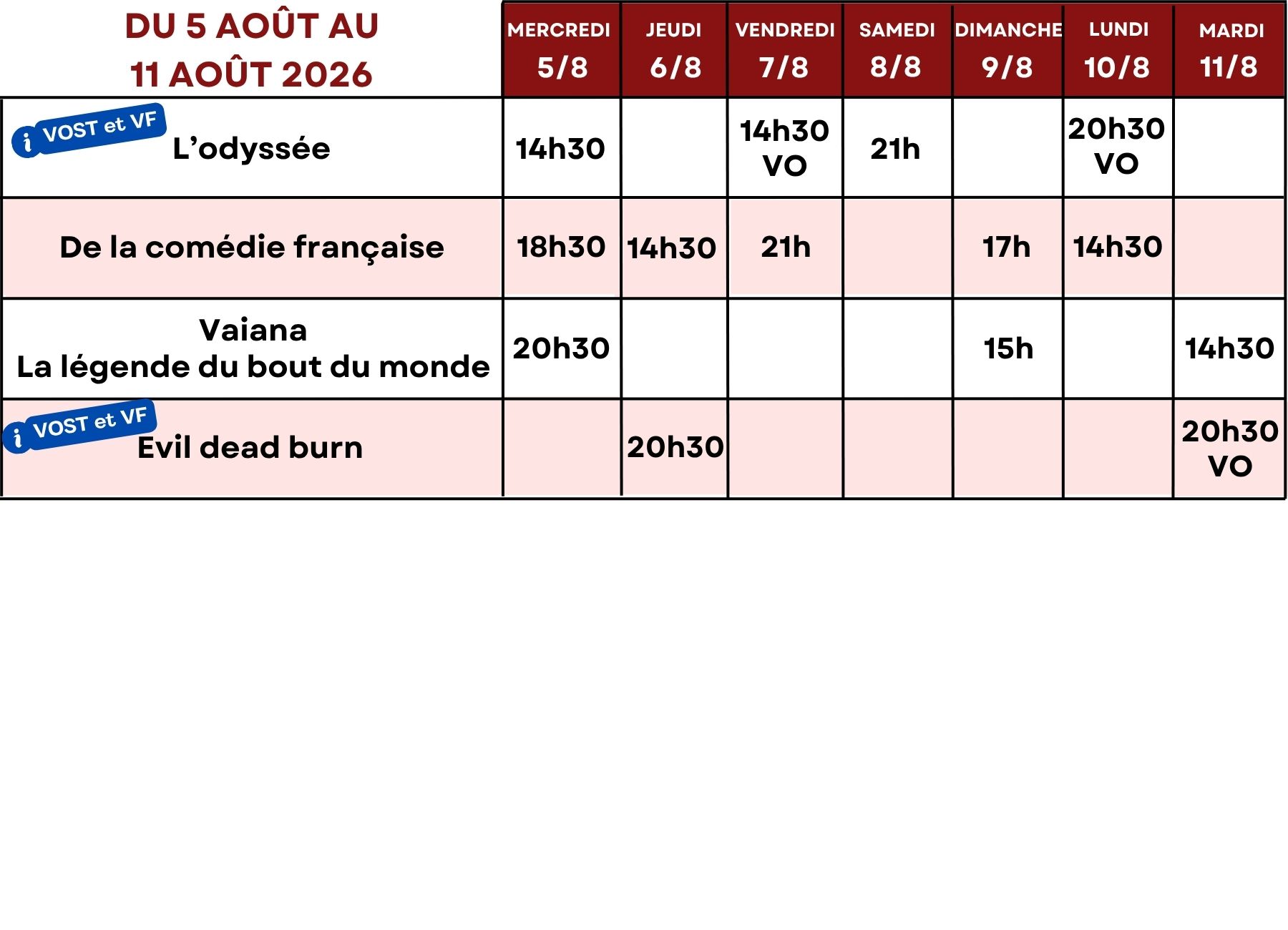 5 août-11 août