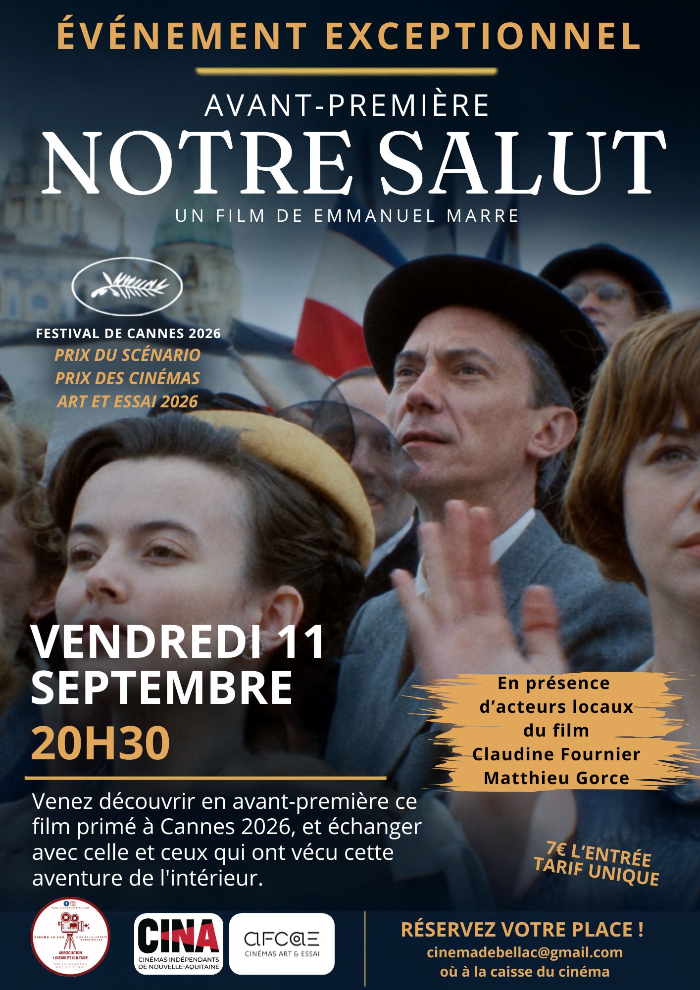 AVANT-PREMIERE : Notre salut