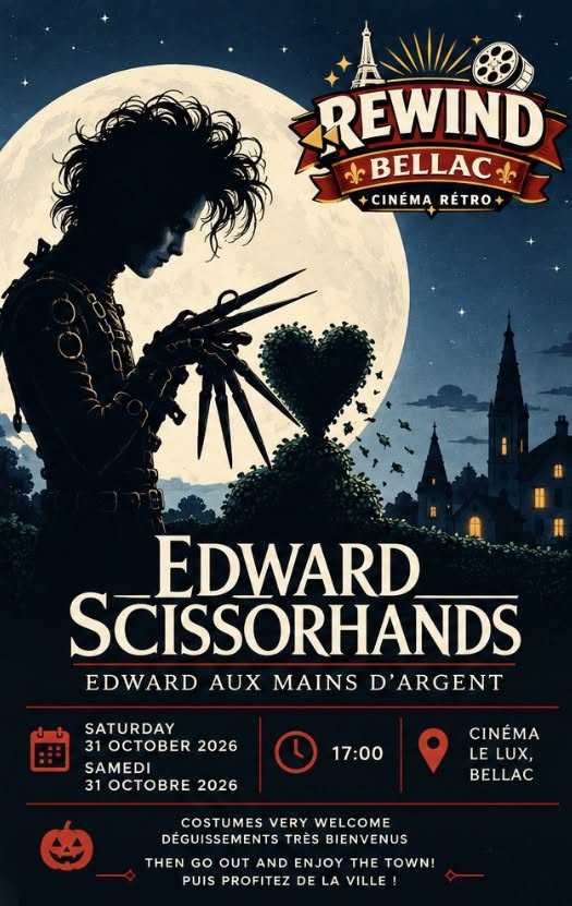 REWIND BELLAC : Edward aux mains d’argent VOST