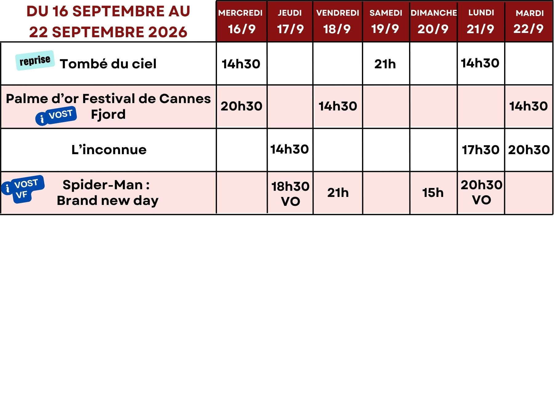 16 sept-22 sept