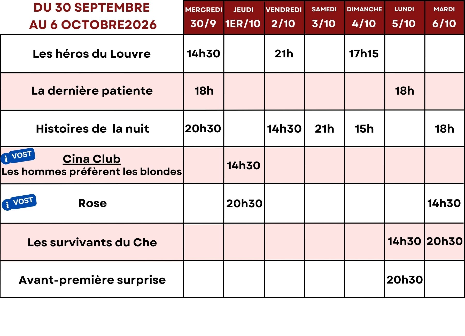30 sept-6 oct